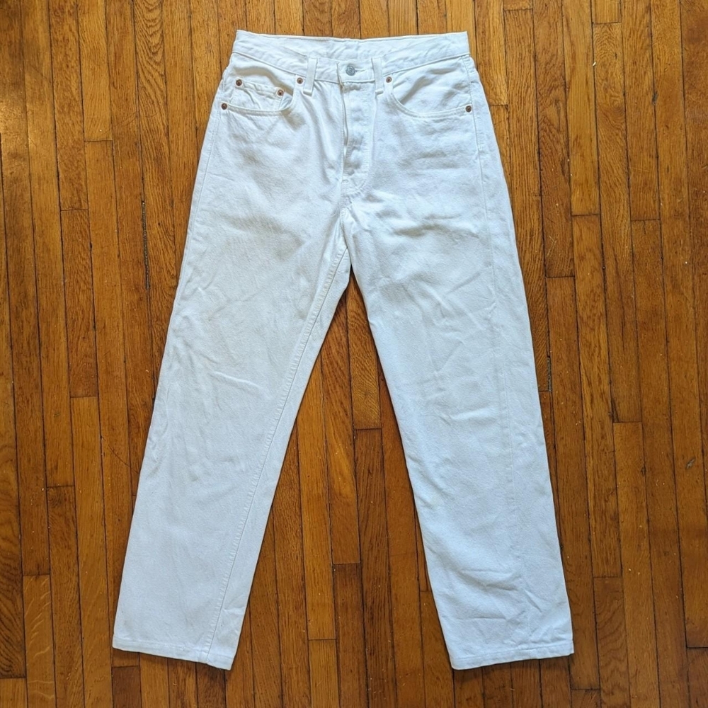 Vintage White Levi's 501